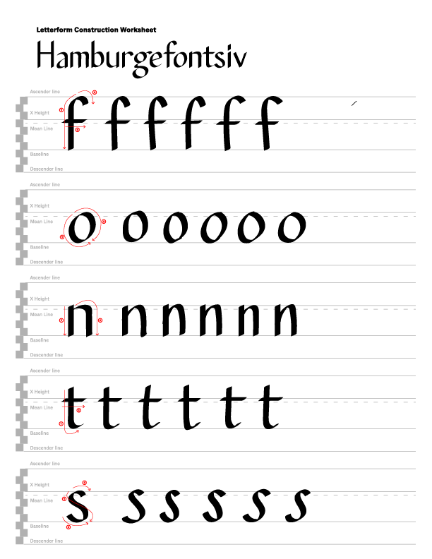 Lettering practice 1