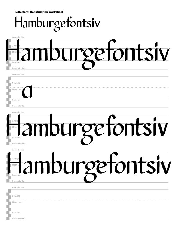 Lettering practice 1
