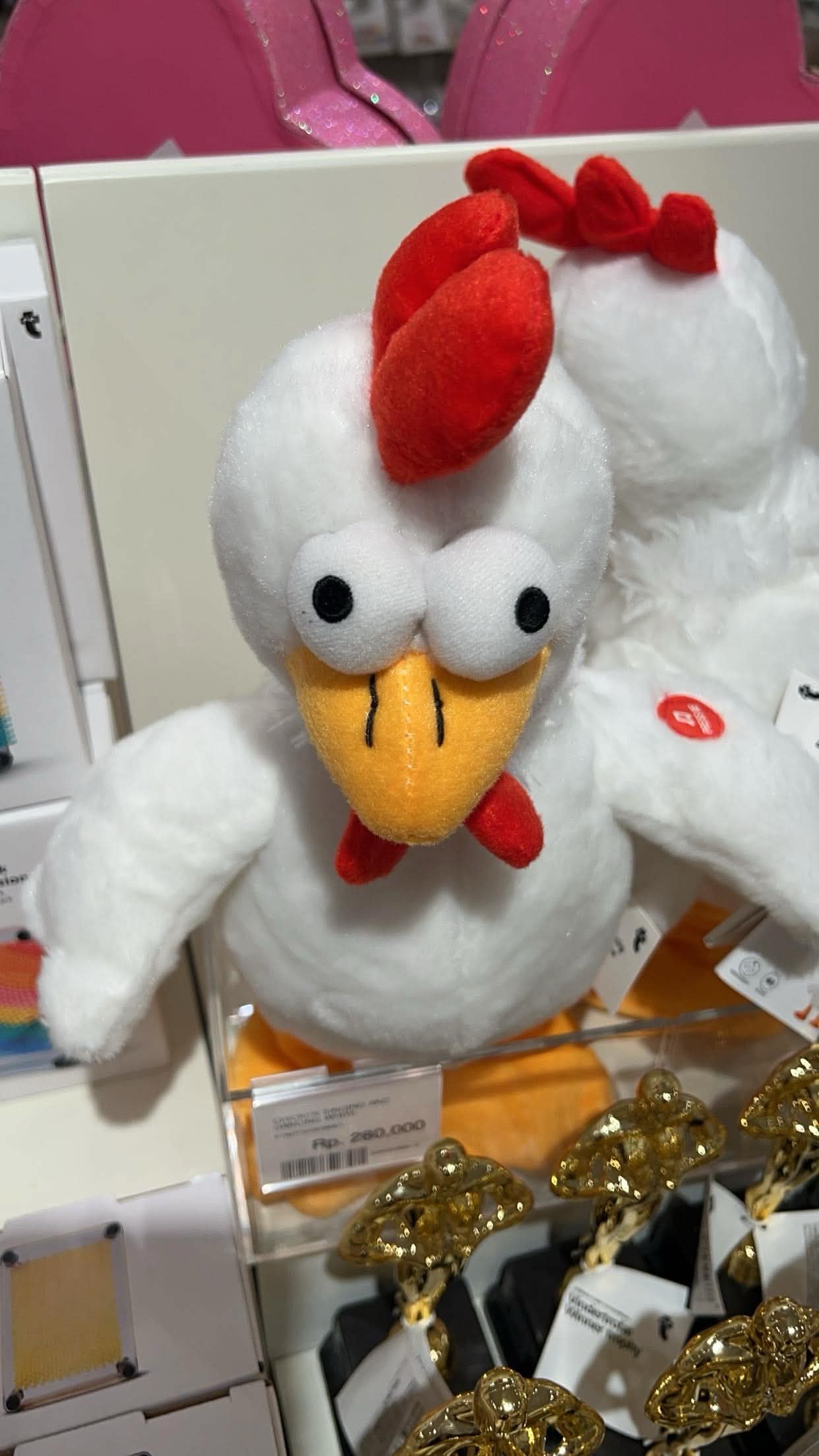 A soft and cuddly stuffed chicken toy. The project explores how form and material can create a sense of warmth and comfort.